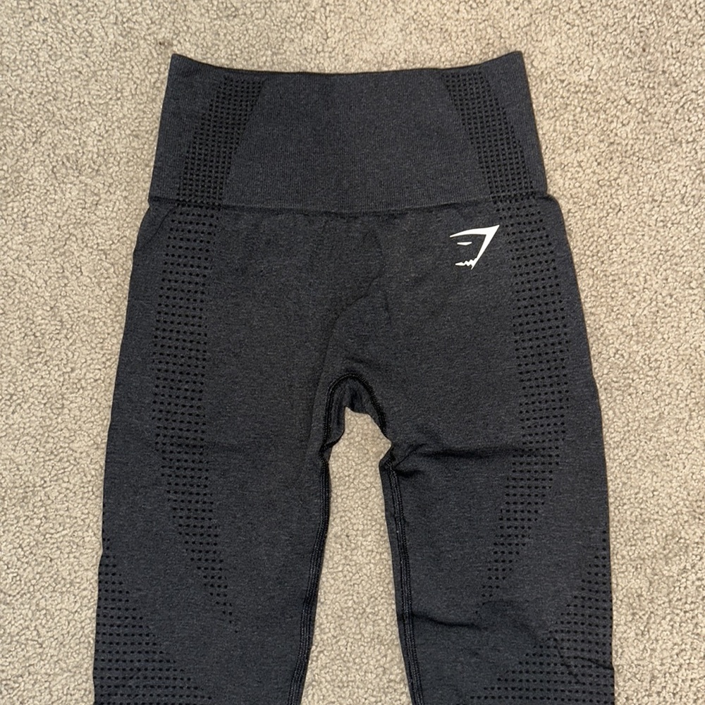 Brand New Marl Black Gymshark Seamless Leggings